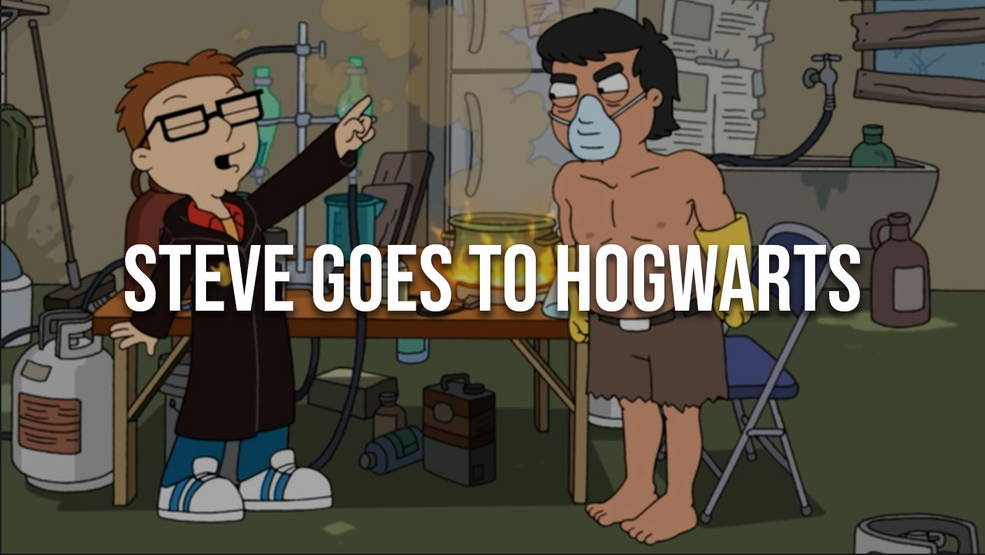 Steve goes to Hogwarts